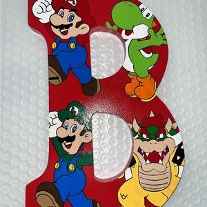 Mario Handpainted letter “B”